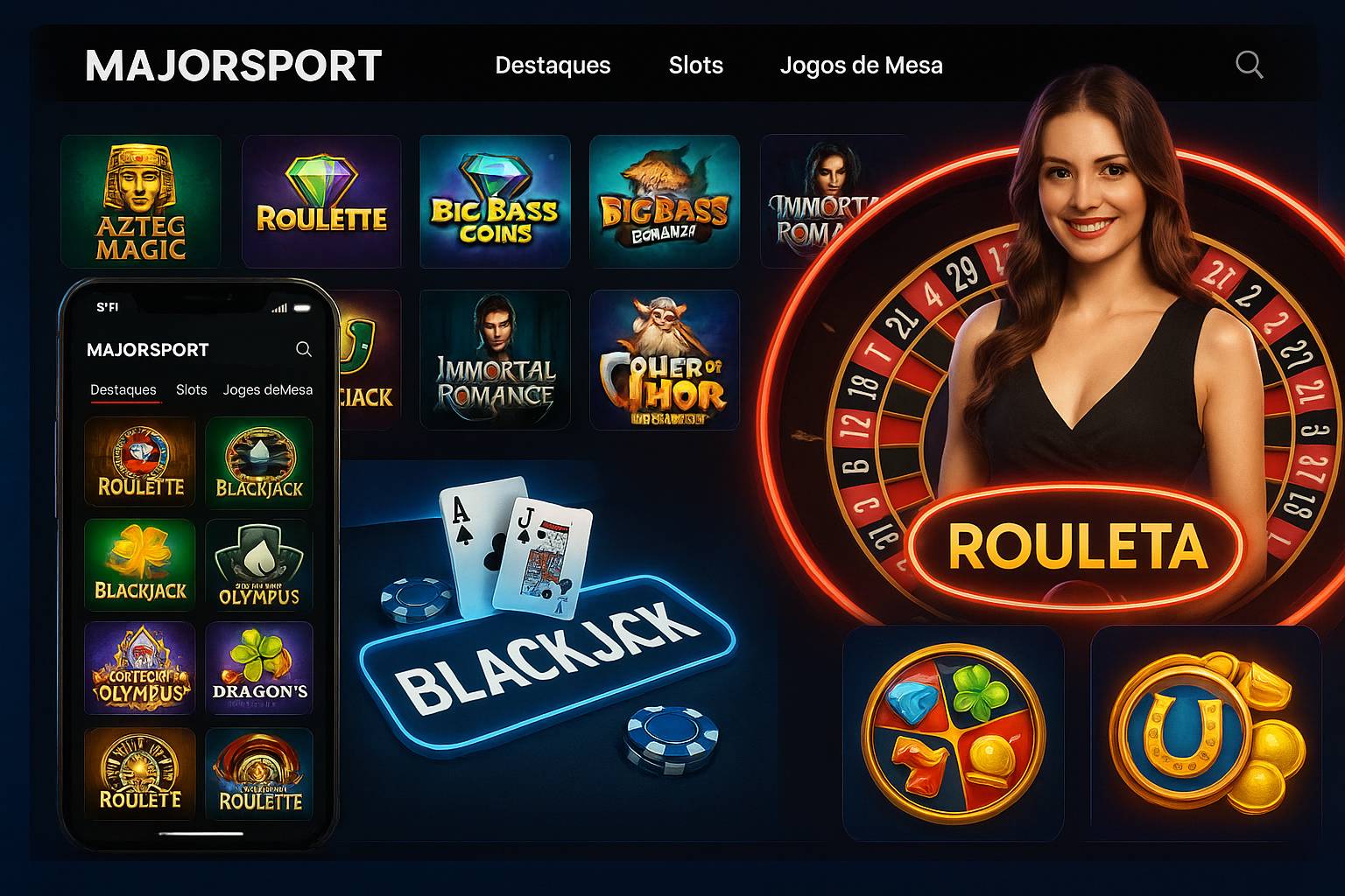Jogos de cassino online MAJORSPORT