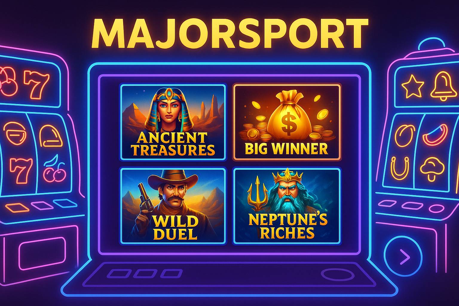 Explore o mundo das slot machines no MAJORSPORTCasino